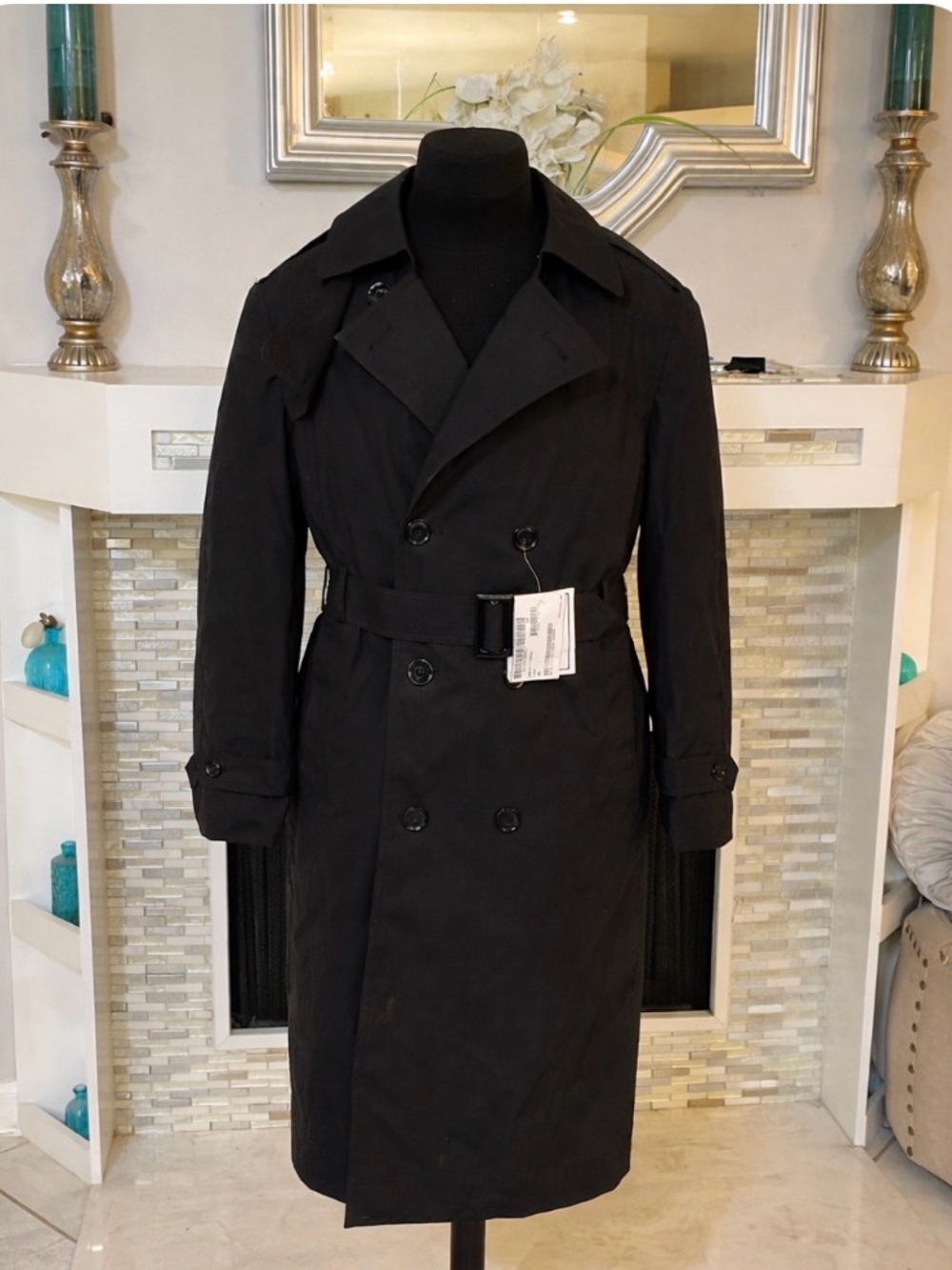 Defense Logistics Agency Garrison
Collection All Weather Army Trench Coat 8R